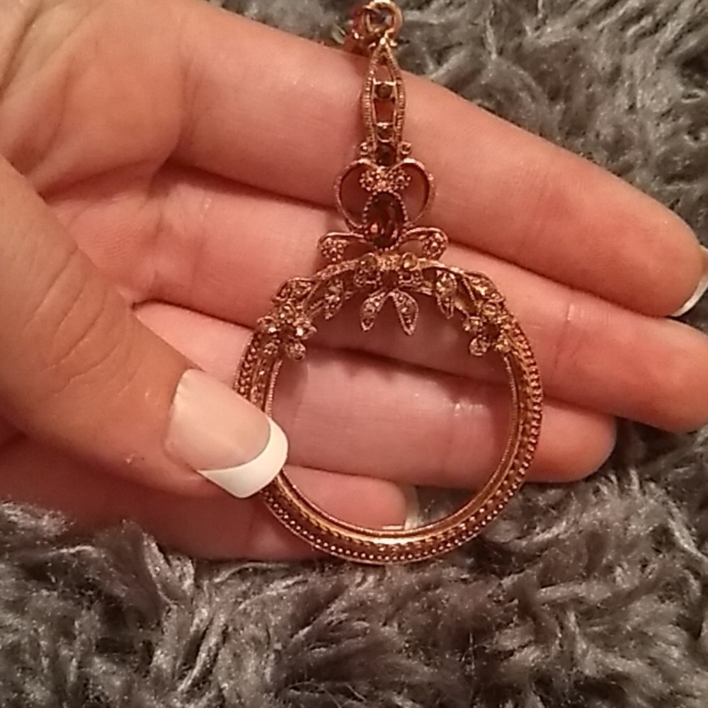 Chocolate color necklace